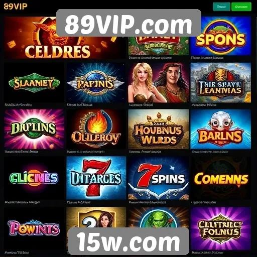 Comparação entre jogos disponíveis no 89VIP.com